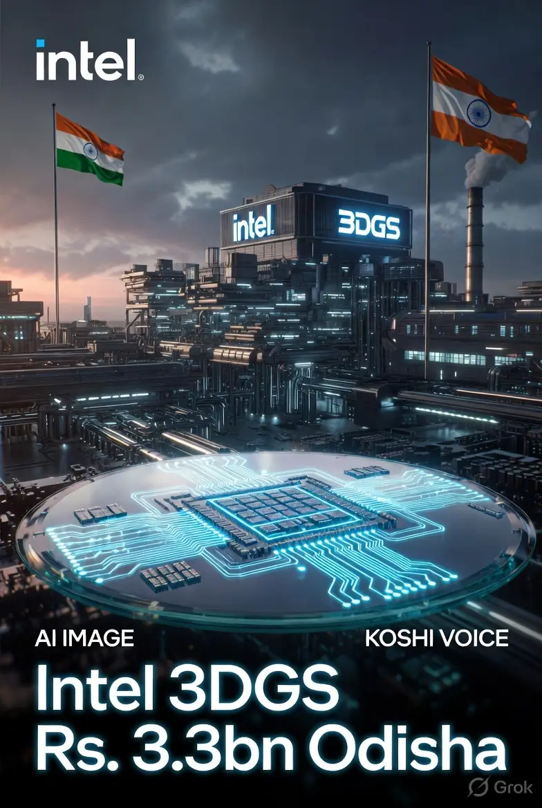 🚨 ब्रेकिंग: Intel व 3DGS का ओडिशा में $3.3 बिलियन का धमाका! सेमीकंडक्टर सब्सट्रेट प्लांट की घोषणा 🏭