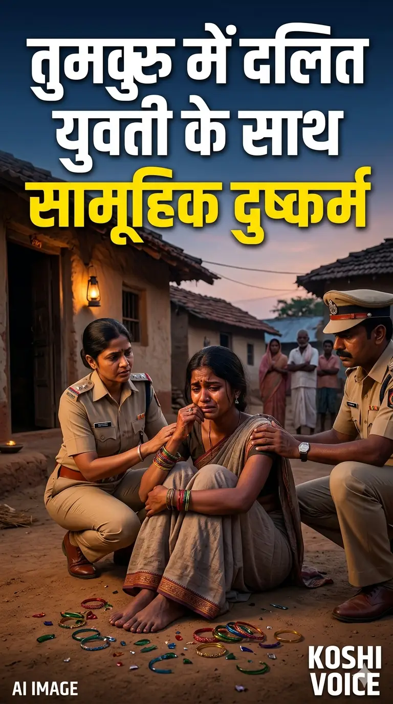 🚨 कर्नाटक में दलित युवती से कथित सामूहिक दुष्कर्म, 3 आरोपी गिरफ्तार