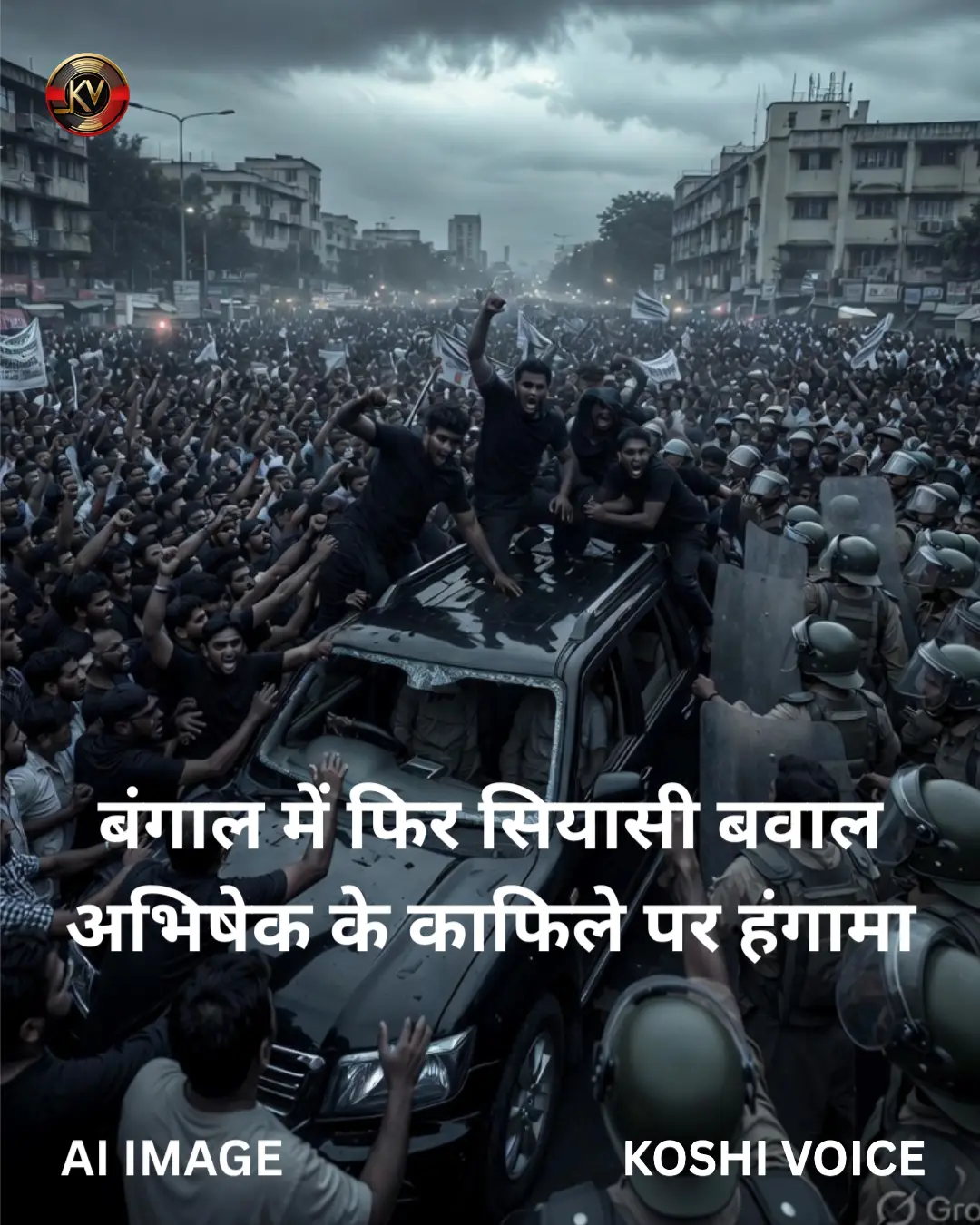 कोलकाता में अभिषेक बनर्जी पर पथराव – राजनीति में खूनी खेल