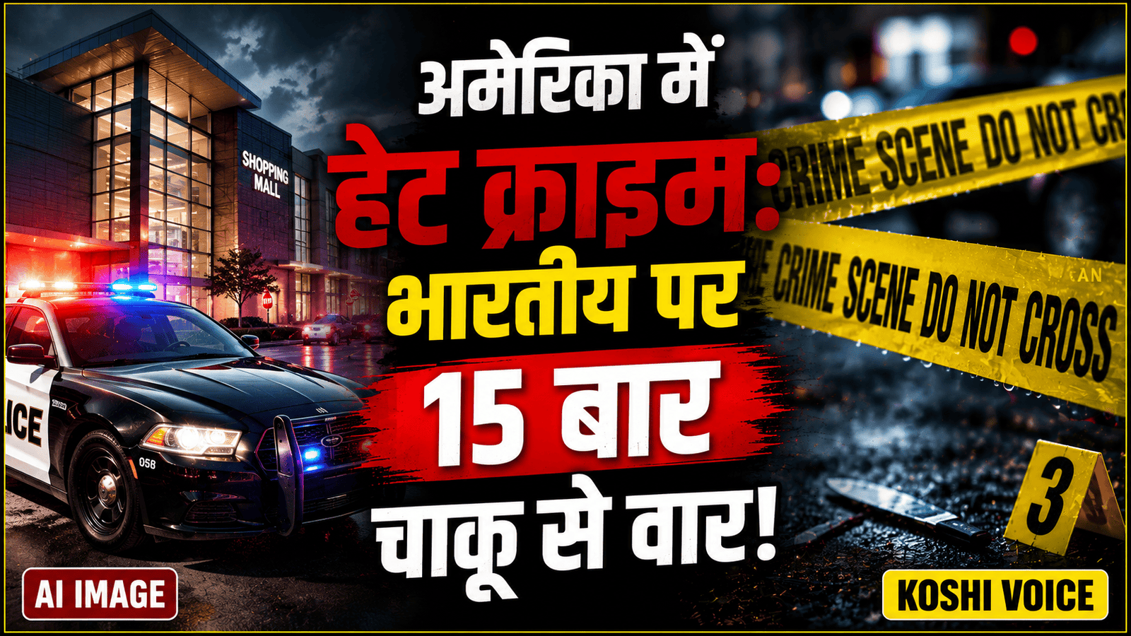 🚨 अमेरिका में भयानक नफ़रती अपराध: भारतीय नागरिक पर चाकू से 15 बार हमला, हमलावर बोला- क्या तुम मुस्लिम हो? 🚨