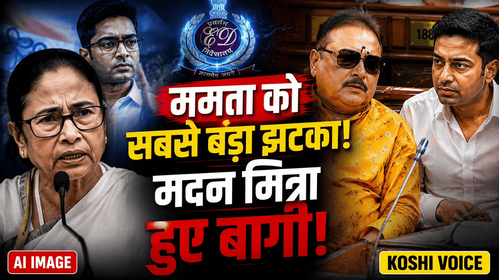 🚨 ममता बनर्जी को लगा सबसे बड़ा झटका: ED के समन के अगले ही दिन करीबी मदन मित्रा बागी गुट में शामिल🚨