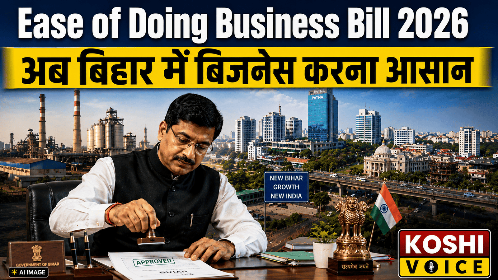 Bihar Ease of Doing Business Bill 2026: 30 दिनों में नहीं मिली NOC तो मानी जाएगी ‘Deemed Approved’, जानें पूरी खबर