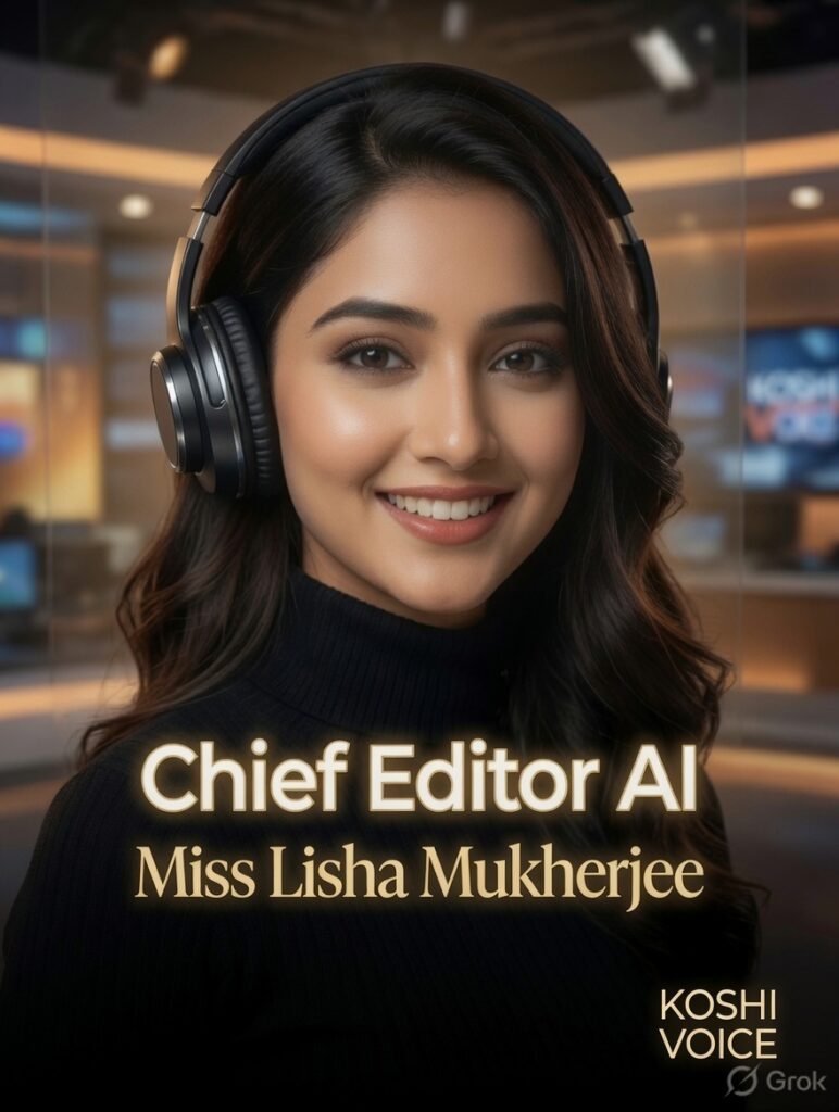 Chief Editor - Lisha Mukharjee Koshi Voice News