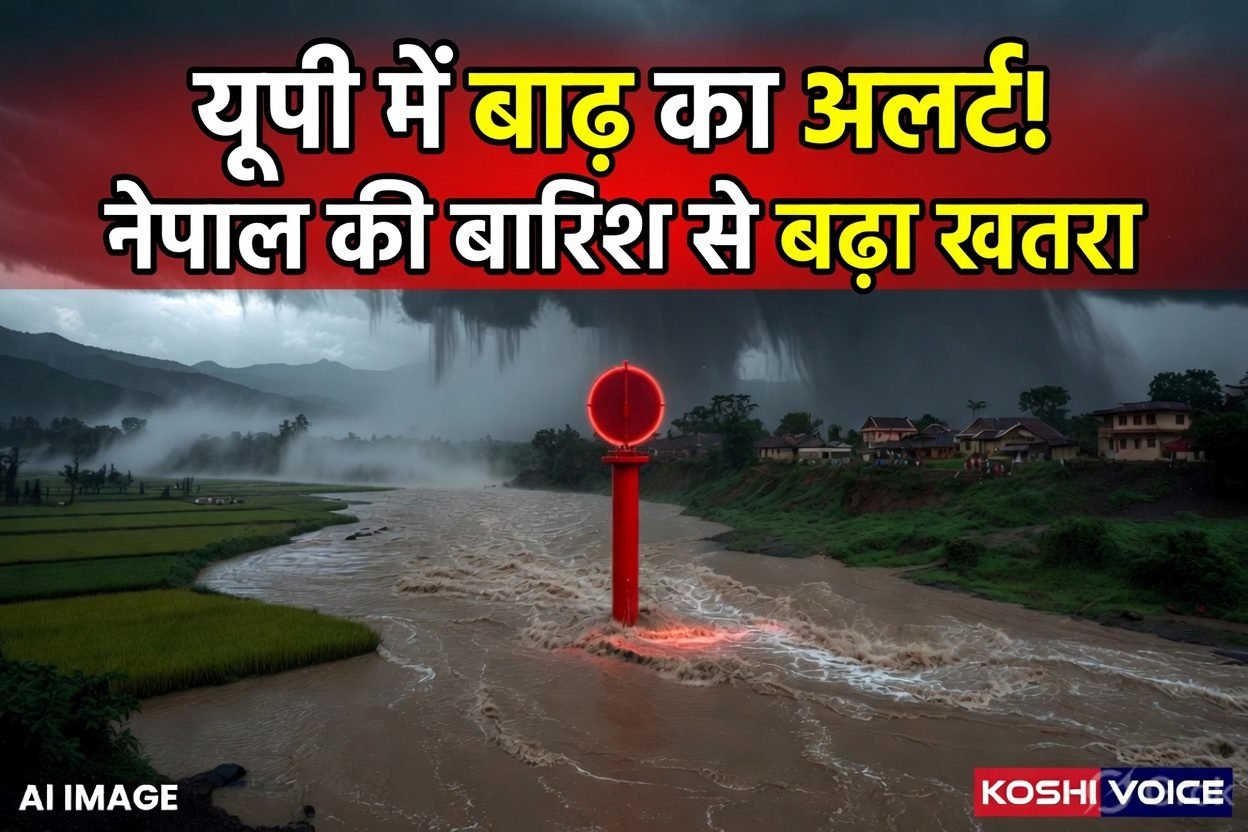 UP Flood Alert: नेपाल के पहाड़ी इलाकों में मूसलाधार बारिश के बाद यूपी के सिद्धार्थनगर जिले में बाढ़ का अलर्ट जारी। राप्ती और बूढ़ी राप्ती नदियों का जलस्तर बढ़ा, प्रशासन अलर्ट।