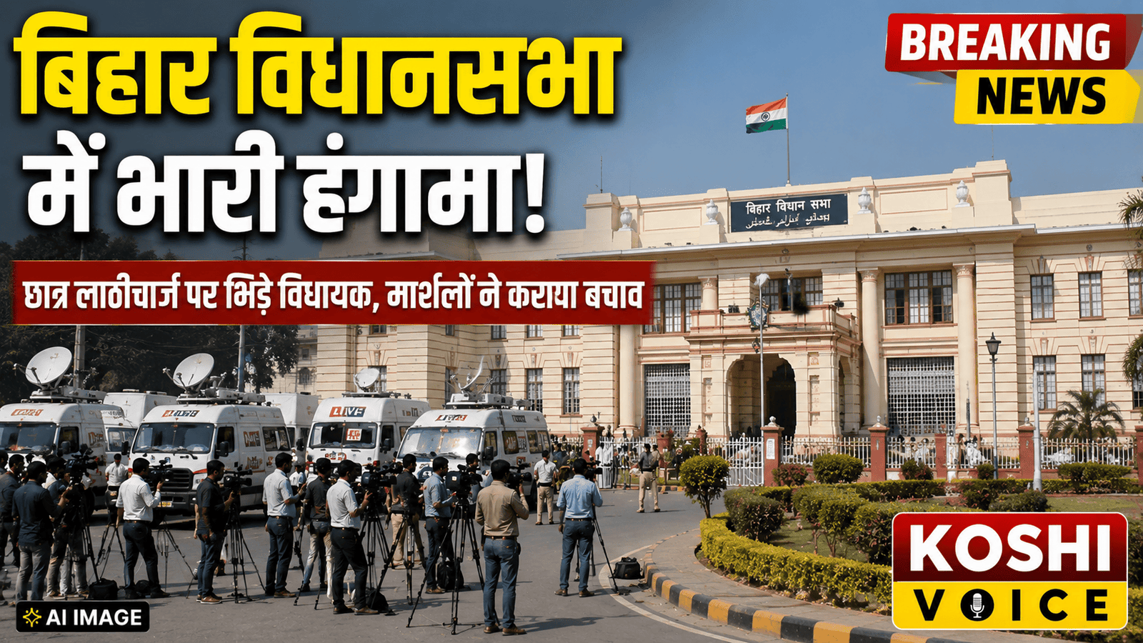 Bihar Assembly News: पटना छात्र लाठीचार्ज पर विधानसभा में भारी हंगामा, आपस में भिड़े विधायक; महज 8 मिनट में स्थगित हुई कार्यवाही