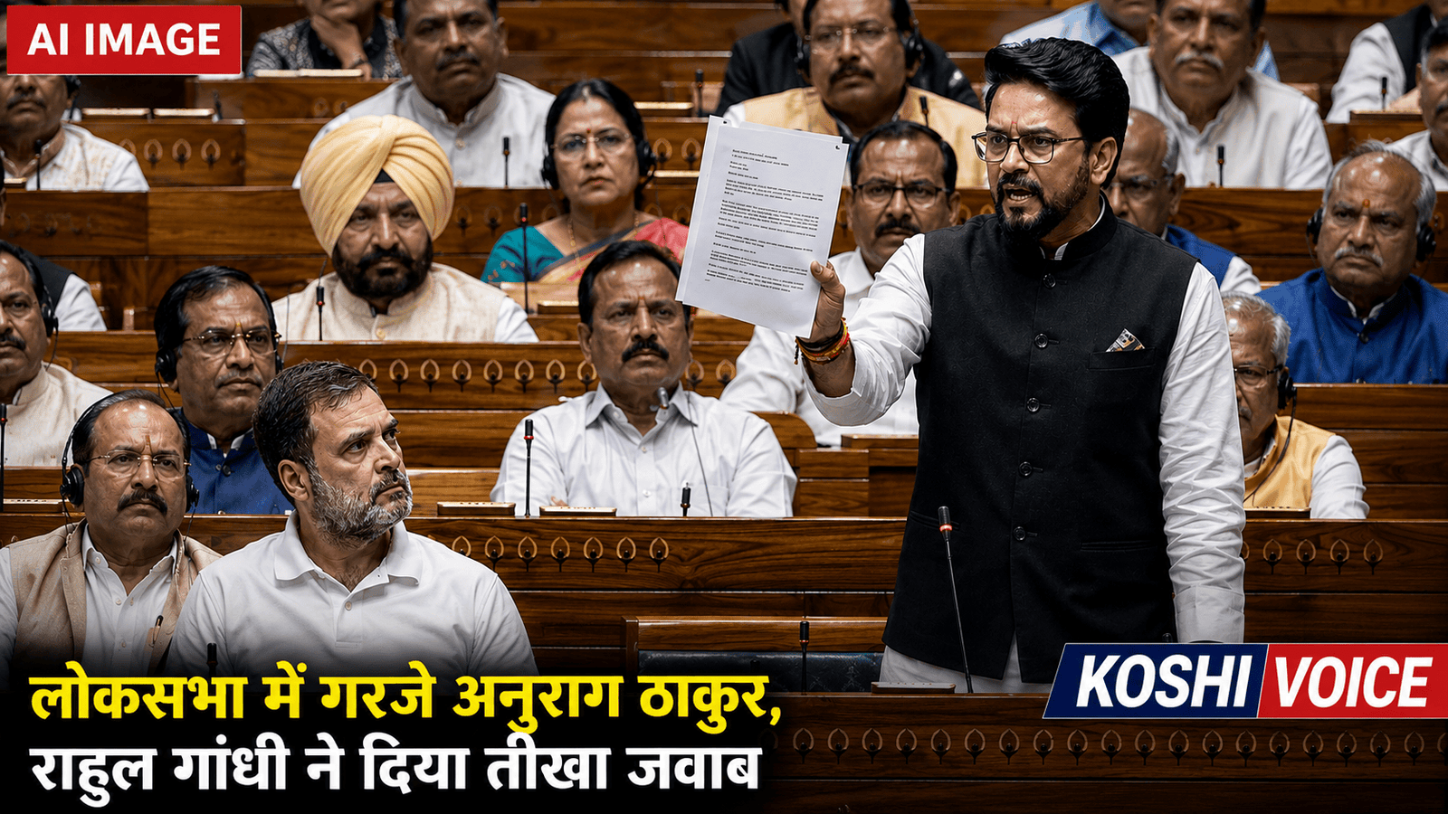 BJP MP Anurag Thakur submits breach of privilege motion against Rahul Gandhi in Lok Sabha
