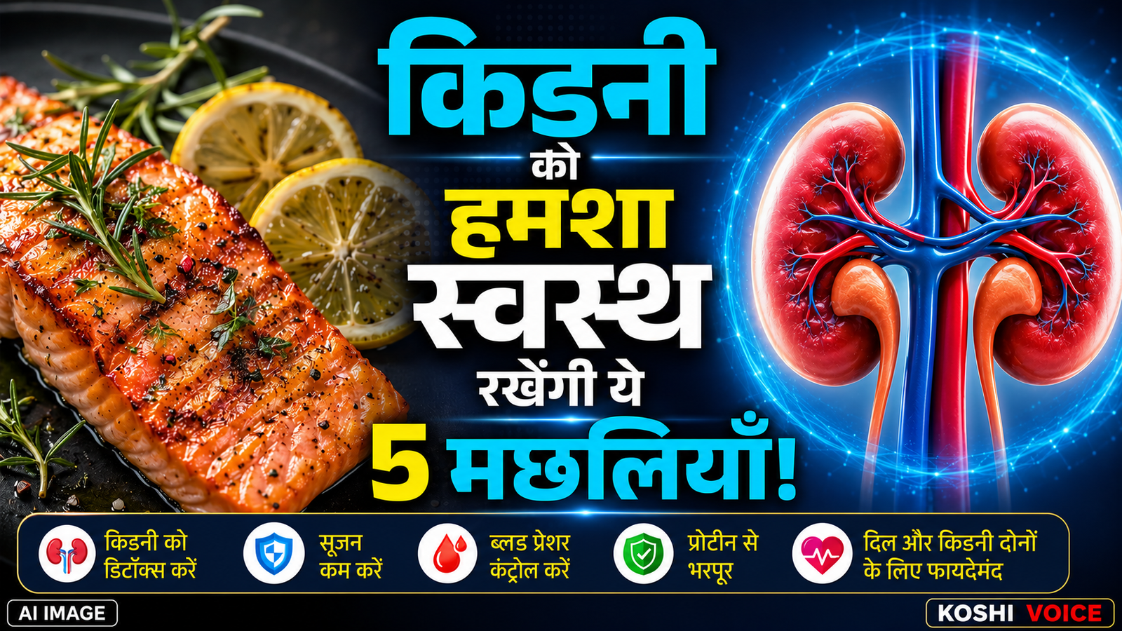 किडनी के लिए बेस्ट मछली, ओमेगा 3 फैटी एसिड फूड्स, स्वस्थ गुर्दे की डाइट, सैल्मन मछली के फायदे, मैकेरल और सार्डिन, हेल्थ न्यूज 2026