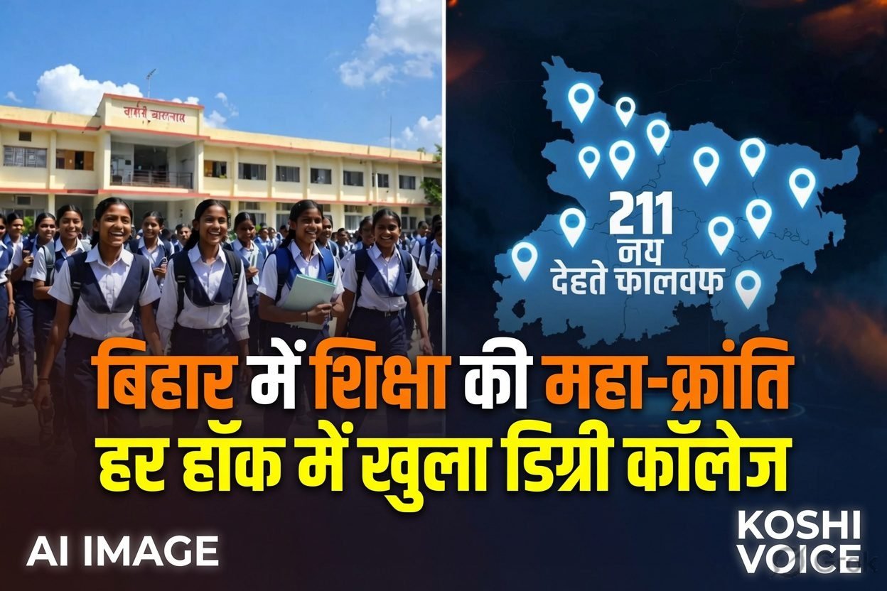 🚨 बिहार शिक्षा क्षेत्र में ऐतिहासिक क्रांति: हर प्रखंड में पहुंचा डिग्री कॉलेज, 211 नए कॉलेजों में शैक्षणिक सत्र का भव्य शुभारंभ! 🚨