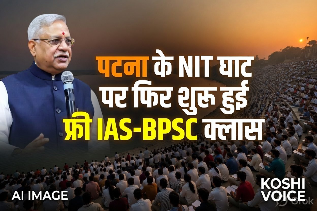 🚨 यूपीएससी और बीपीएससी एस्पिरेंट्स के लिए बड़ी खुशखबरी: पूर्व IAS अरुण कुमार ने पटना के NIT घाट पर दोबारा शुरू कीं फ्री कोचिंग क्लासेस!🚨
