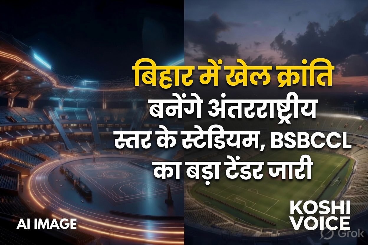🚨 बिहार में खेलों का महा-कायाकल्प: BSBCCL ने अंतरराष्ट्रीय स्तर के स्पोर्ट्स इंफ्रास्ट्रक्चर के लिए जारी किया EOI-cum-RFP! 🚨