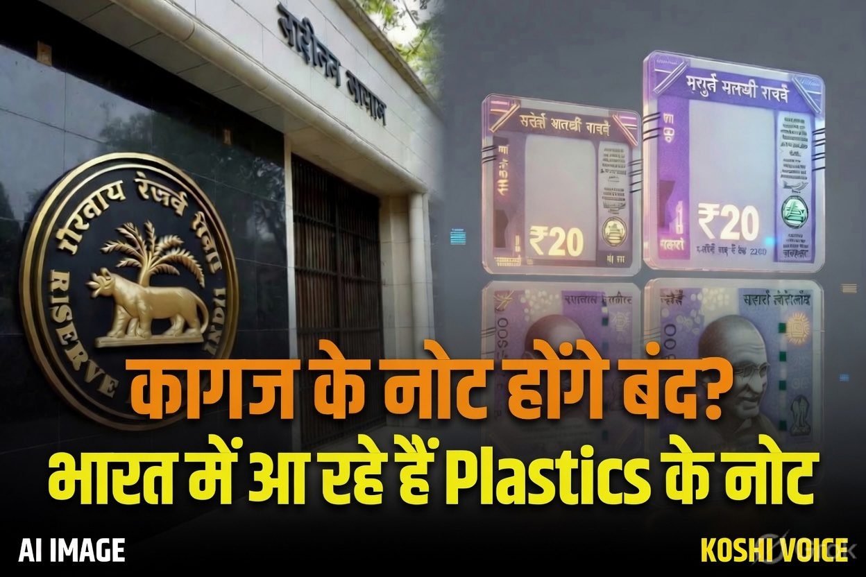 🚨 भारतीय करेंसी में महा-बदलाव की तैयारी: RBI शुरू करेगा ₹10 और ₹20 के पॉलीमर (प्लास्टिक) नोटों का ट्रायल 🚨