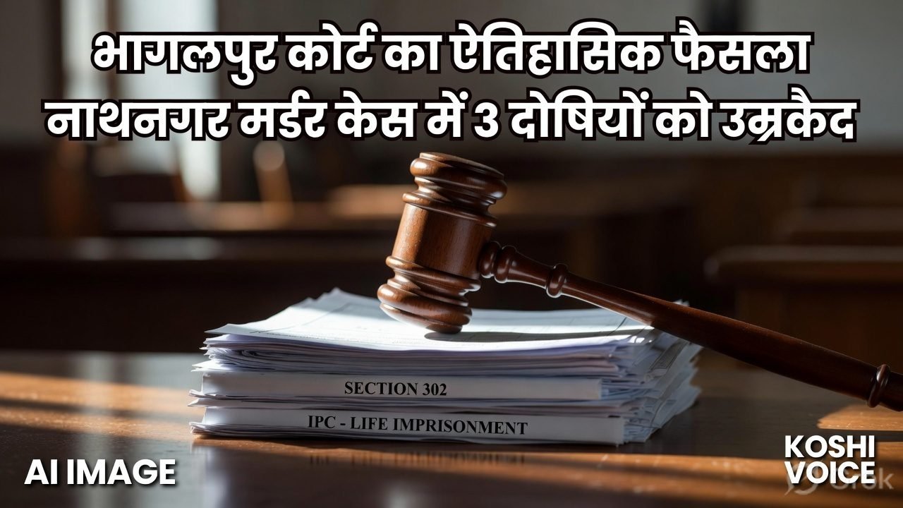भागलपुर कोर्ट का बड़ा फैसला: नाथनगर मर्डर केस में राजीव रंजन उर्फ लड्डू साह समेत 3 दोषियों को उम्रकैद, लगा भारी जुर्माना