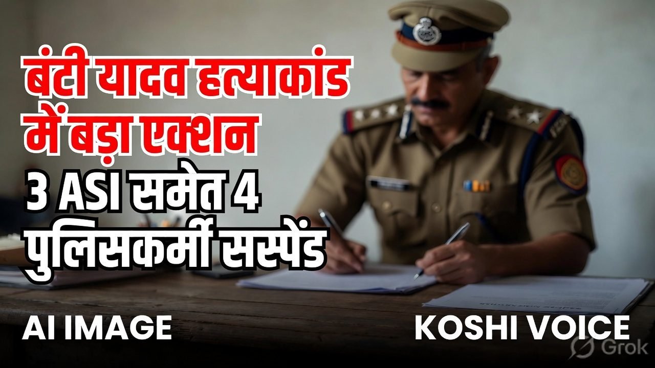 पटना का चर्चित बंटी यादव हत्याकांड: गाज गिरना शुरू! 3 ASI समेत 4 पुलिसकर्मी तत्काल प्रभाव से सस्पेंड