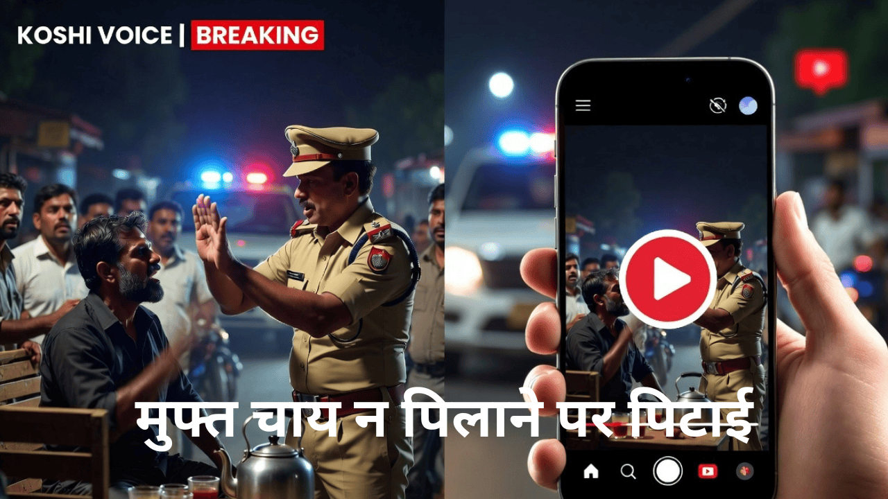 पटना में चाय के पैसे मांगने पर दुकानदार को पुलिस ने पीटा