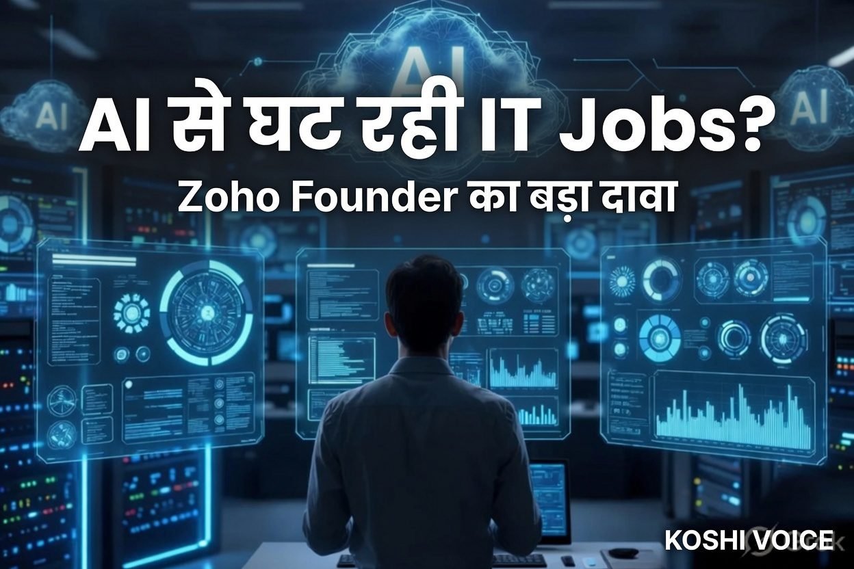 AI के बढ़ते खर्च से IT सेक्टर में नई नौकरियों की रफ्तार धीमी: ज़ोहो संस्थापक श्रीधर वेम्बू का बड़ा बयान
