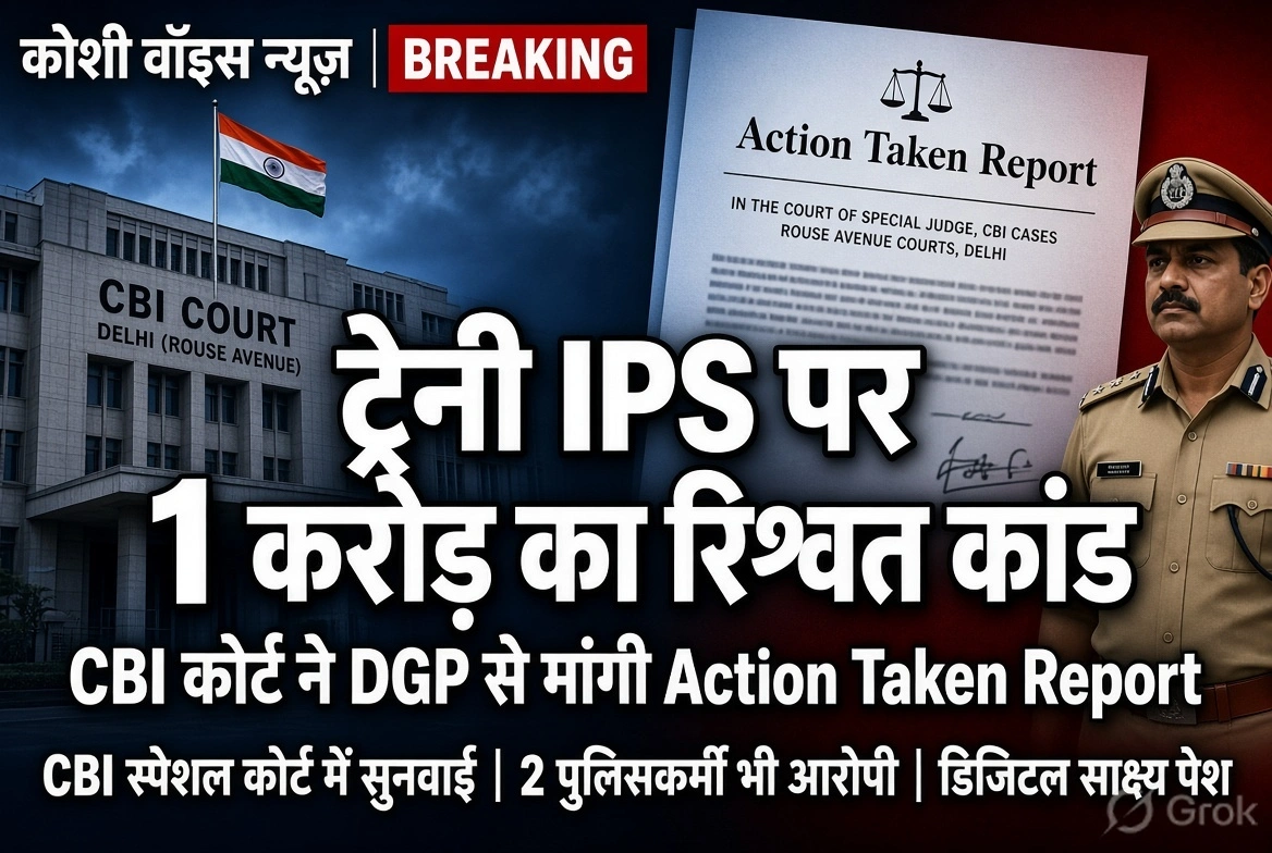 ट्रेनी IPS पर 1 करोड़ की रिश्वत का आरोप, CBI कोर्ट सख्त