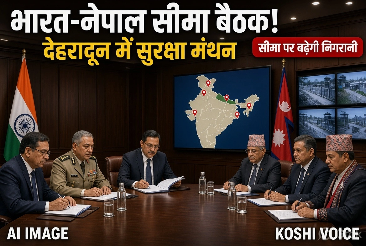 भारत-नेपाल सीमा सुरक्षा बैठक: देहरादून में JWG के 14वें दौर की शुरुआत, सीमा अपराध व तकनीकी निगरानी पर चर्चा