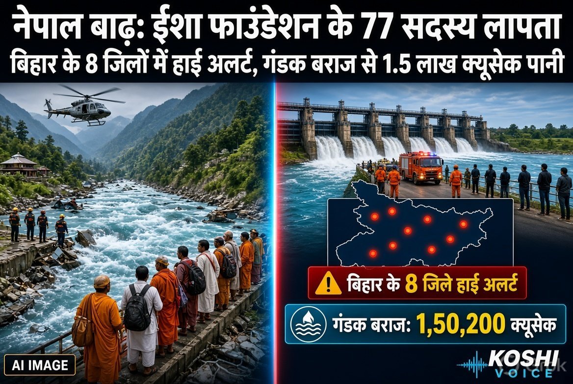 नेपाल बाढ़ त्रासदी: कैलाश मानसरोवर यात्रा से लौट रहे ईशा फाउंडेशन के 77 सदस्य लापता